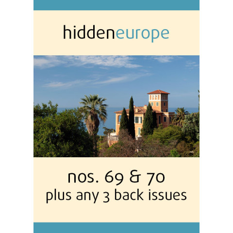hidden europe 69 & 70 + any 3 back issues